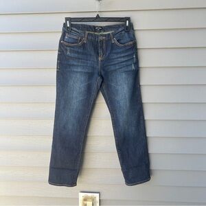 Dear John Valhalla Jeans Women’s Size 29P Mid Rise Straight Leg Dark Wash Blue